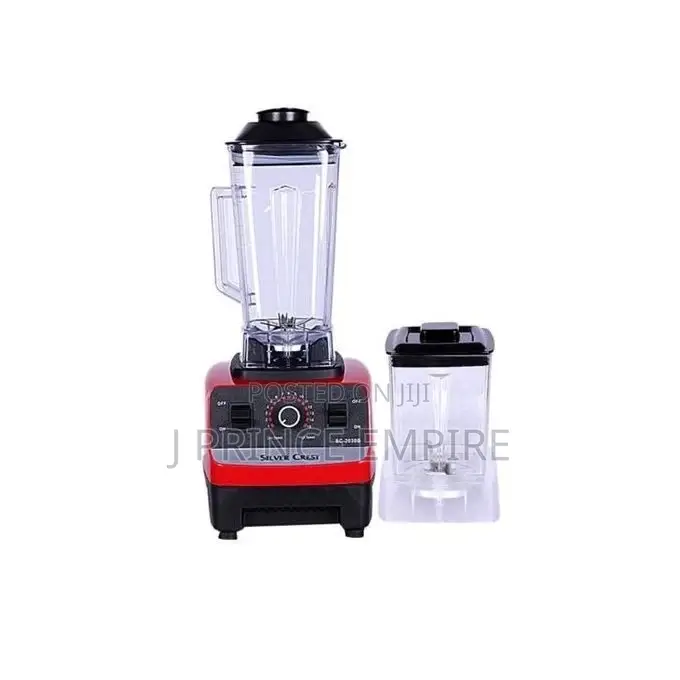 Silver Crest 2lit 6000W Food Blender, EXTRA MILL JAR
