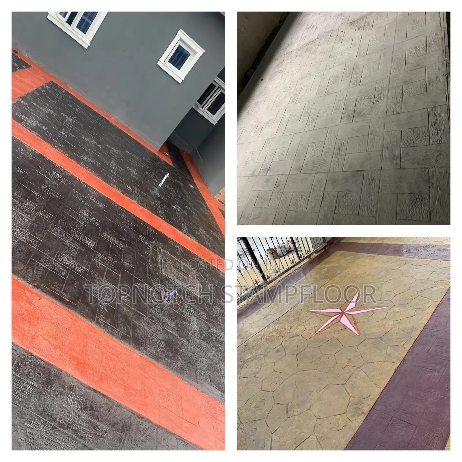 Standard Wall Design and Increte Stamp Flooring