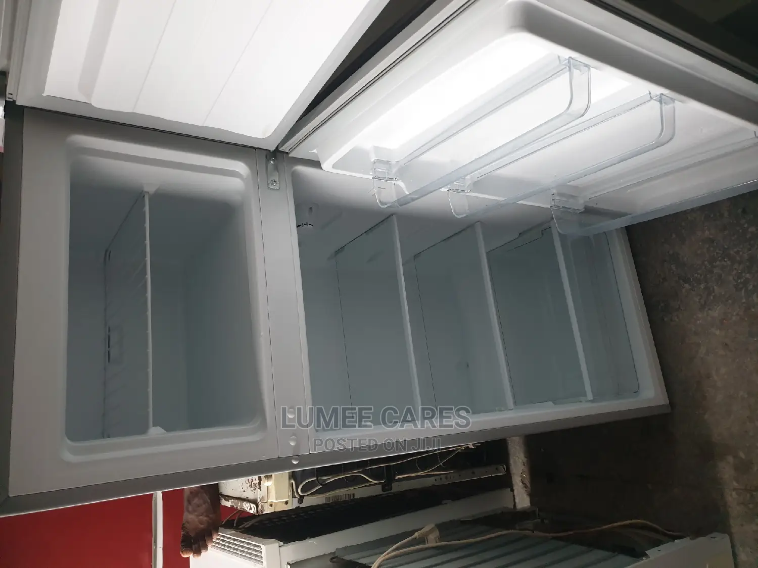 Double Door Fridge and Freezer