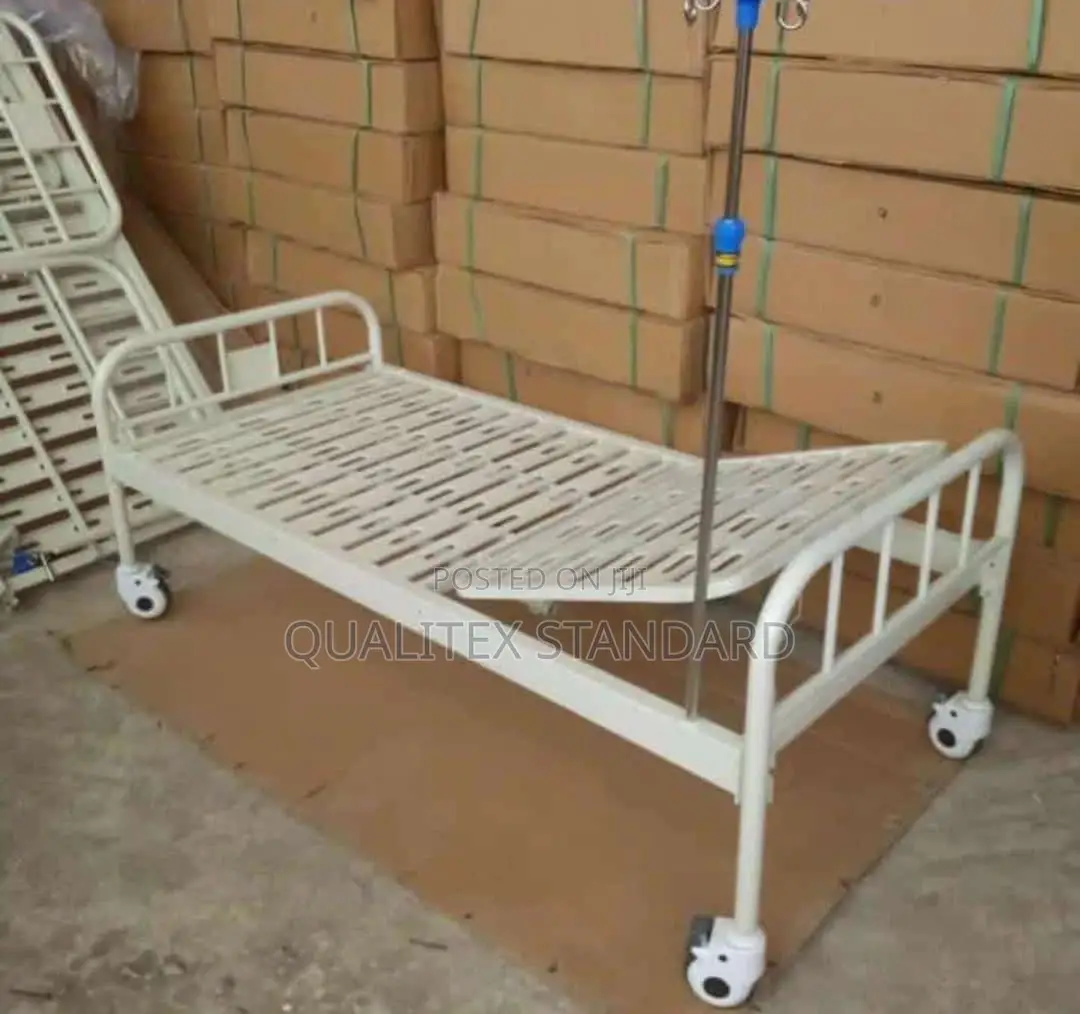 Hospital Bed With Drip Stand