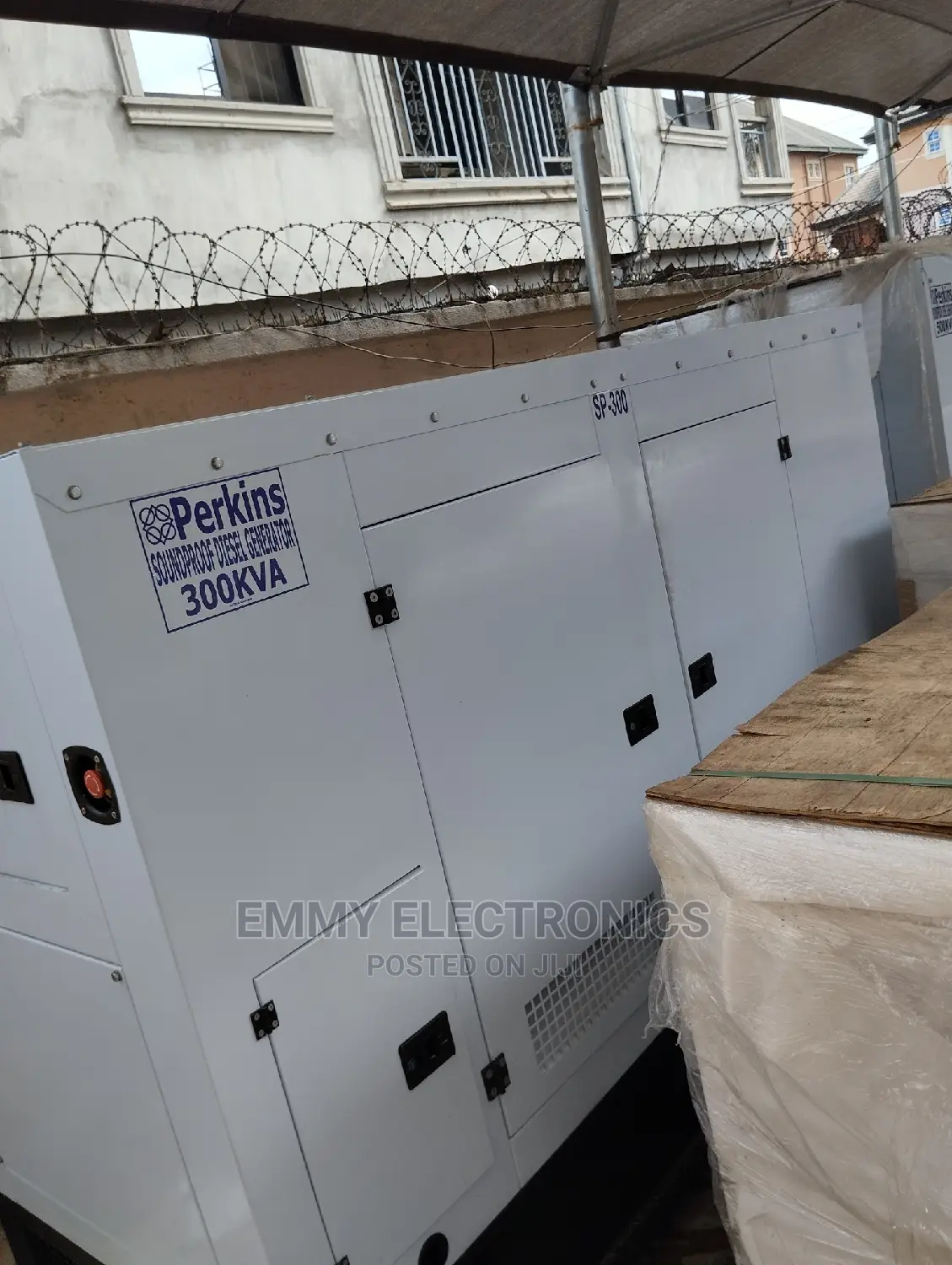 Brand New Perkins (300kva) Diesel Soundproof Generator 100%