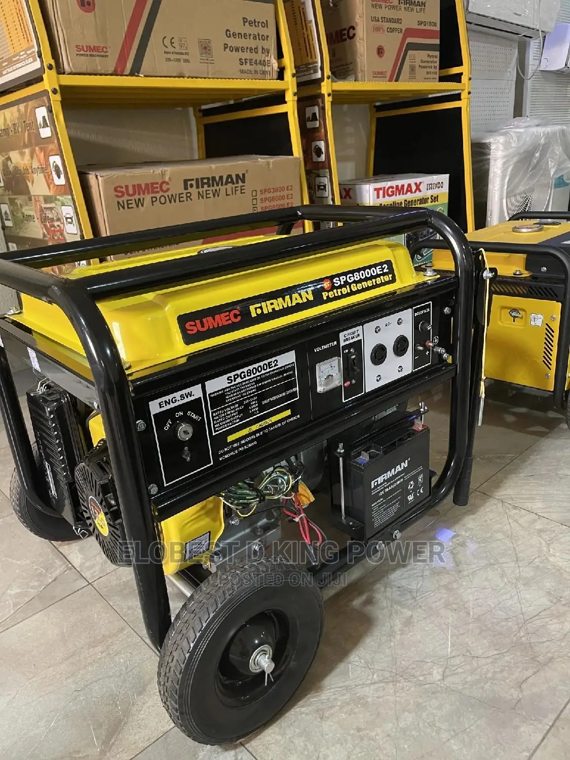 7.0kva Sumec Firman Petrol Generator Spg8000e2