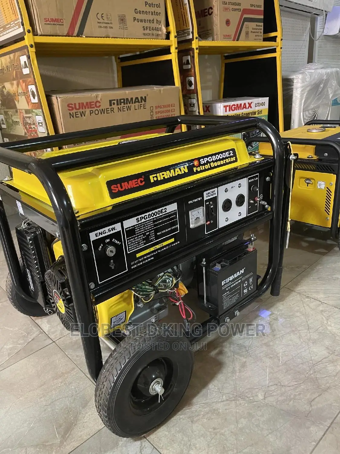 7.0kva Sumec Firman Petrol Generator Spg8000e2
