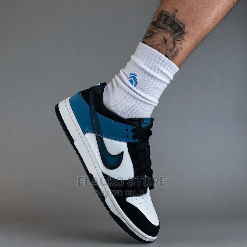 Original Nike Dunk Low Industrial Blue Sneakers