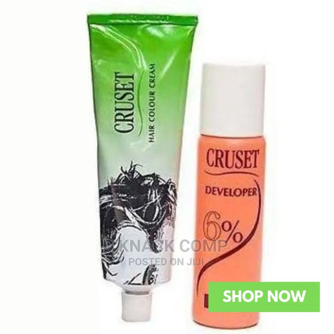 Cruset Original Natural Black Hair Color Dye Solution