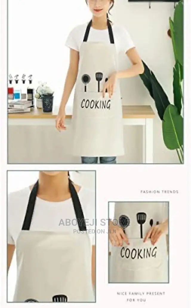 Women's Apron Bib Apron With Pocket for Cooking Grilling
