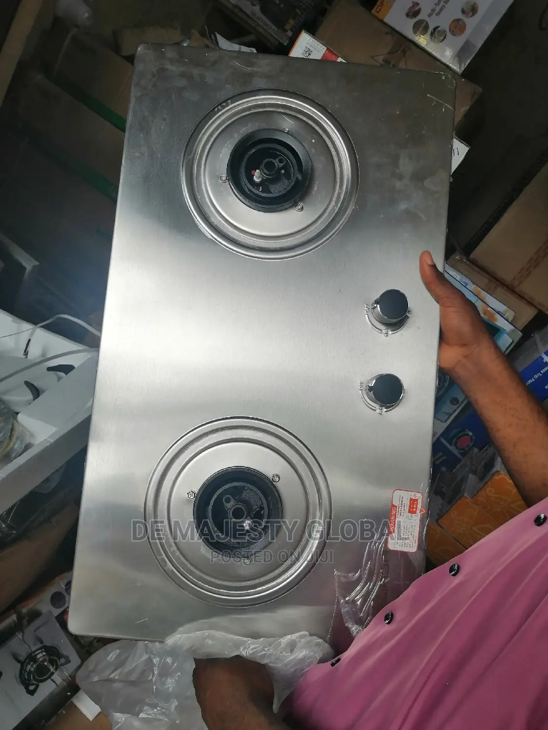 Stainless Steel Qasa Cooker With Electric Ignition