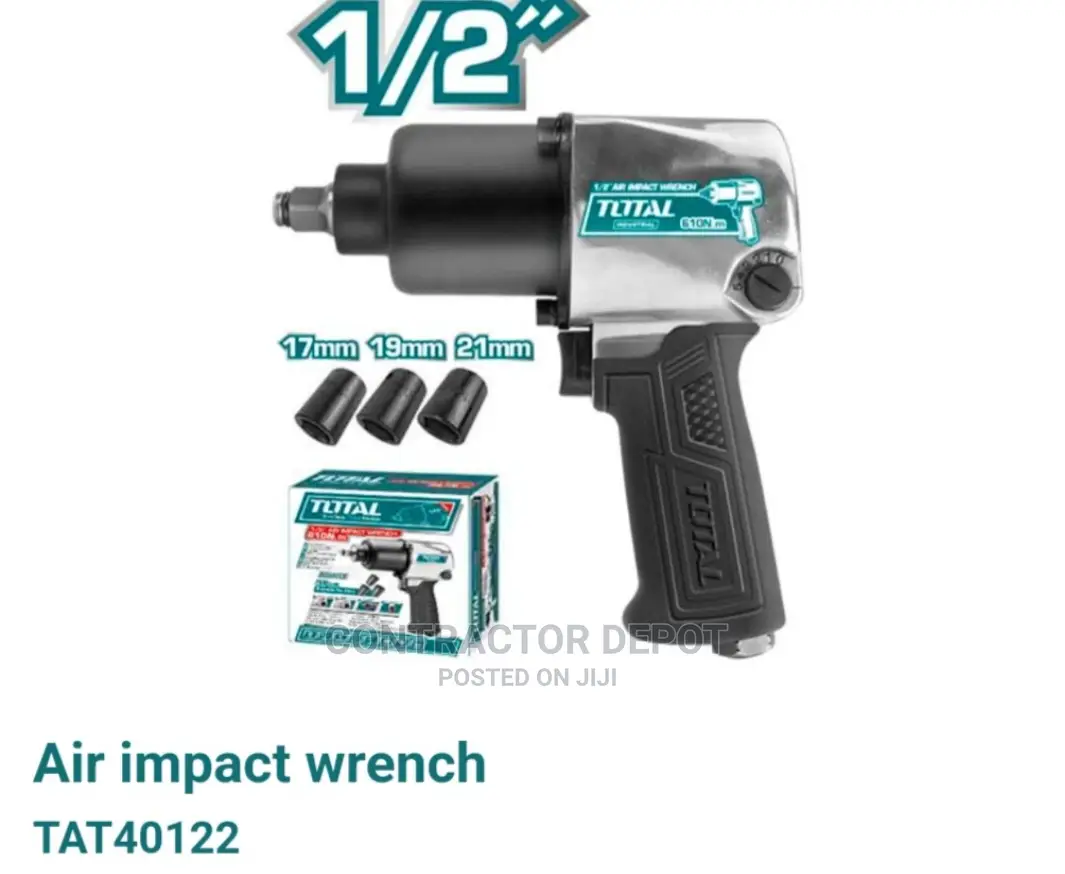 TOTAL INDUSTRIAL 40122 1/2′′ Air Impact Wrench