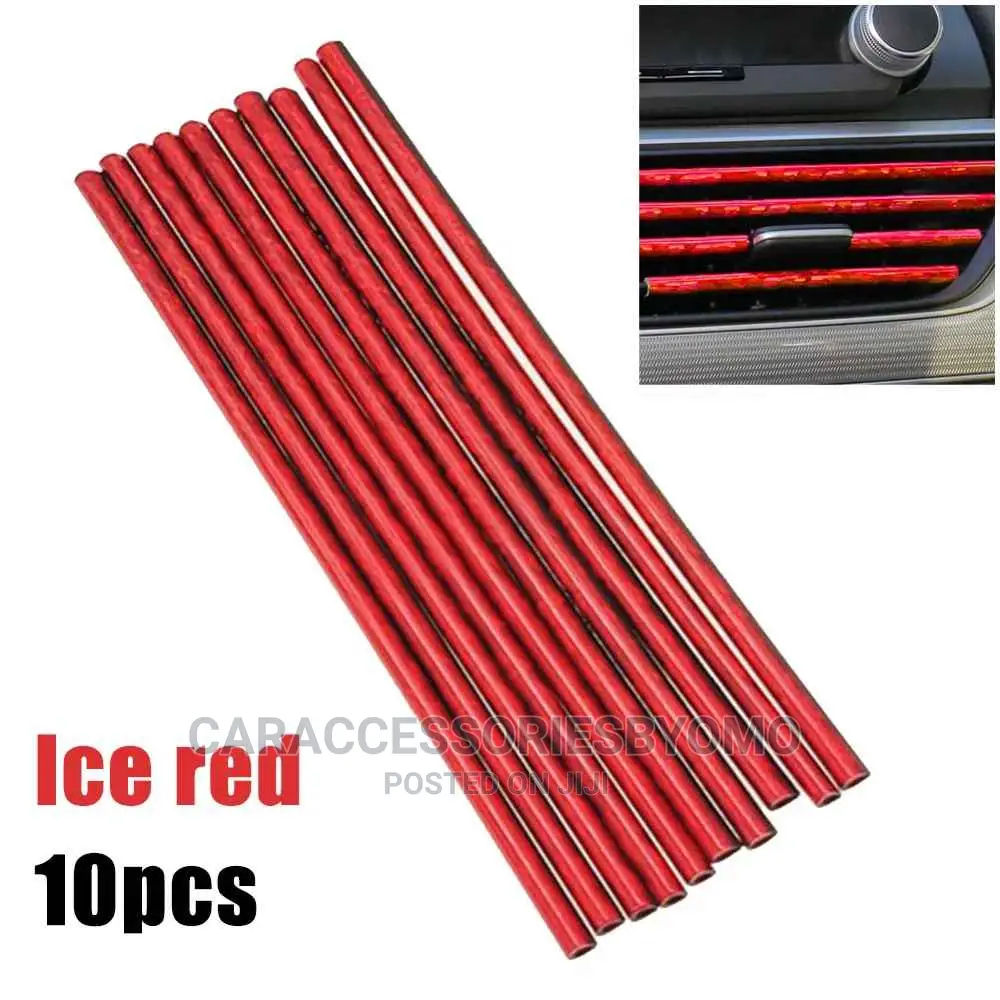 10pcs Car Air Conditioner Decoration Strip for Vent Outlet