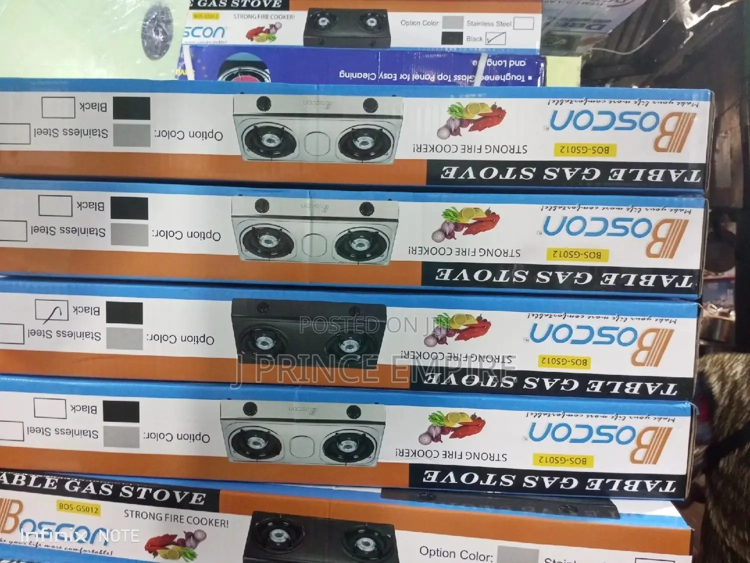 Table Top Double Burner Gas Cooker WITH Auto Ignition