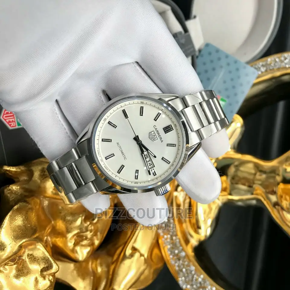 Original TAG HEUER CARRERA Silver Steel Available in Store