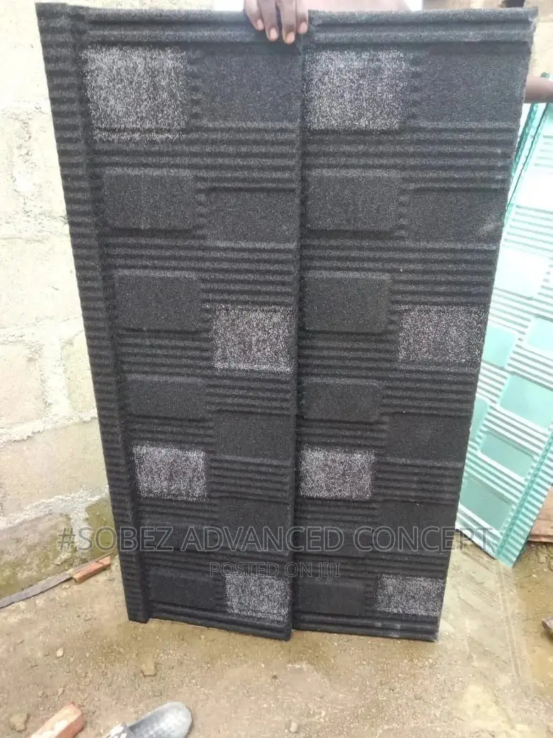 Affordable Black Patch Stoned Coated Roof Tile