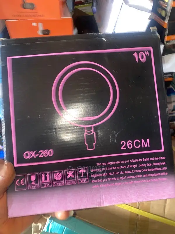 10" Ring Fill Light LED Dimming With Stretch Tripod