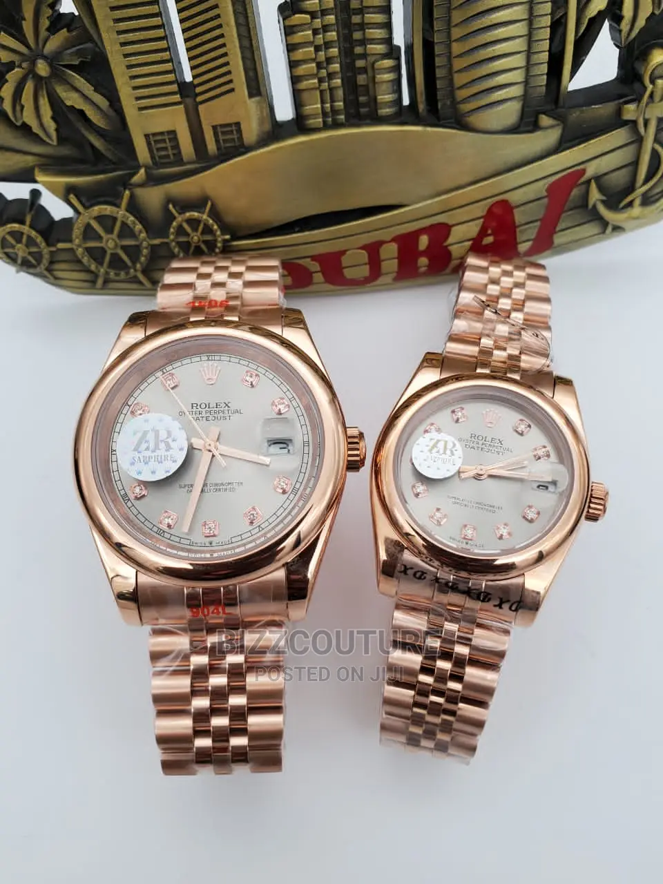 Original ROLEX DATE-JUST Gold Steel Chain Available Instore