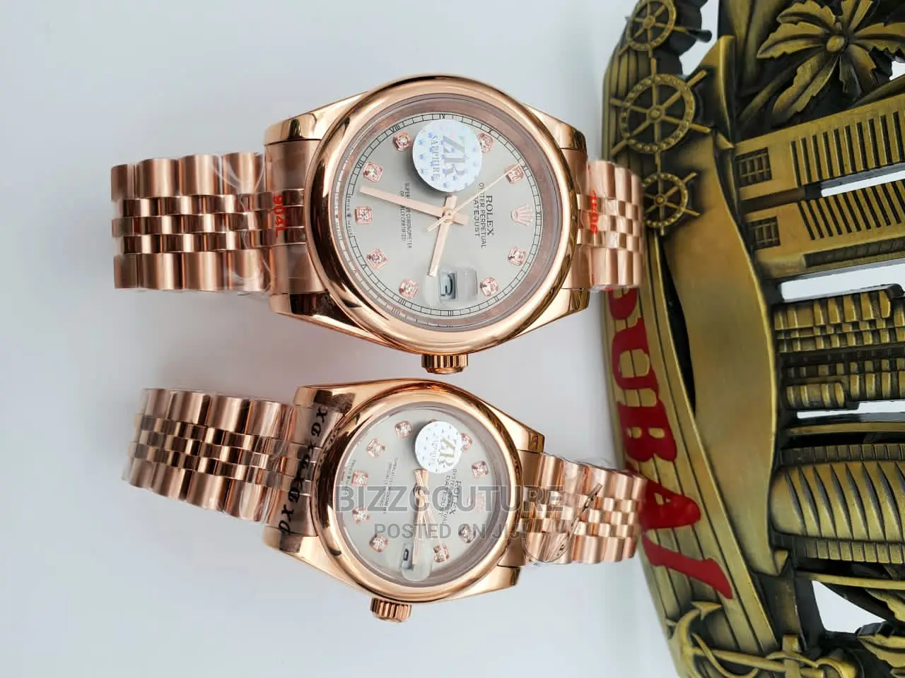 Original ROLEX DATE-JUST Gold Steel Chain Available Instore