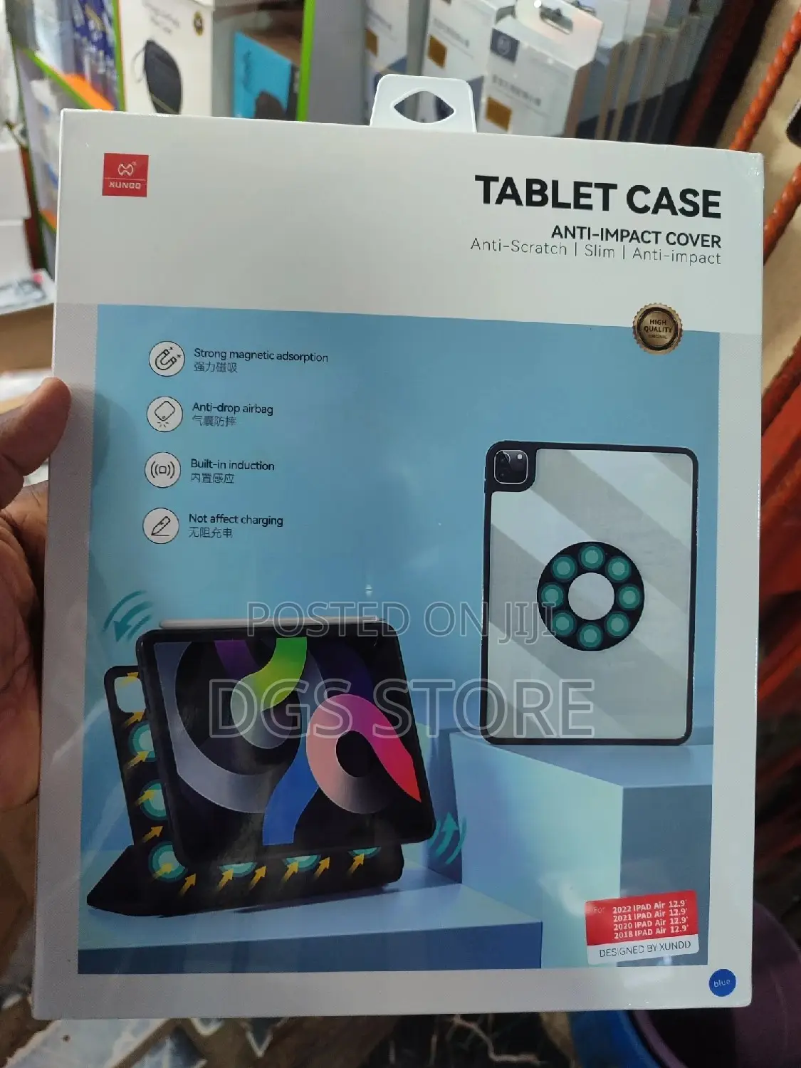 Xundd Tablet Case Impact Cover for iPad