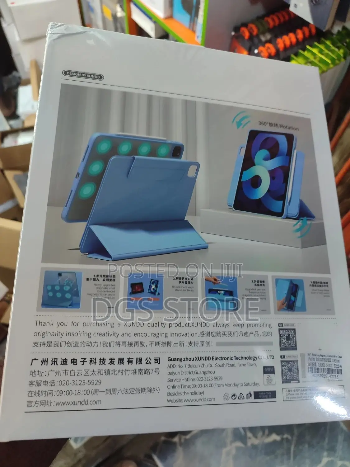 Xundd Tablet Case Impact Cover for iPad