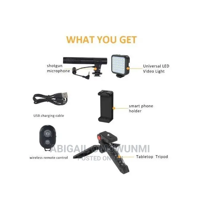 Video Making Vlogging Kits For Phones And Camera