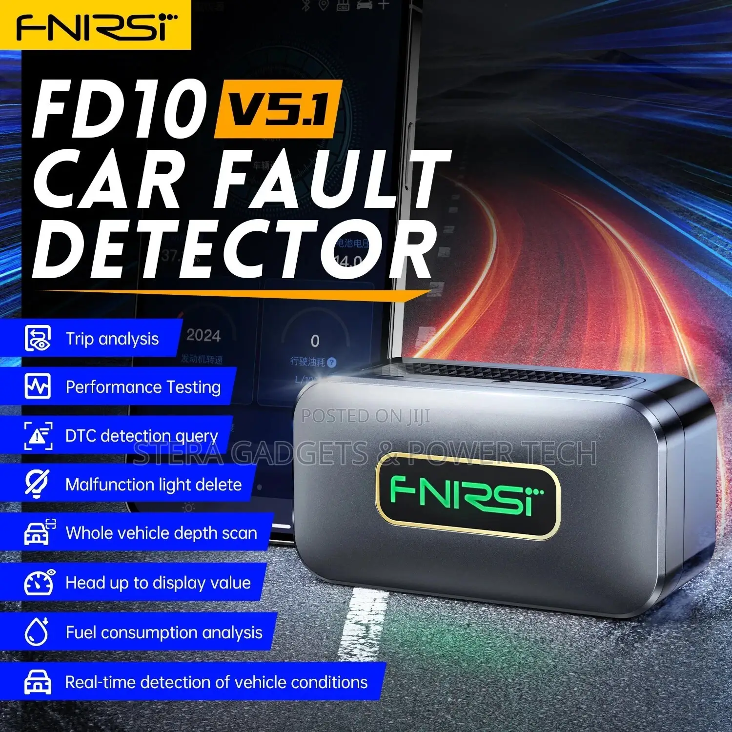 FNIRSI OBD Car Detector