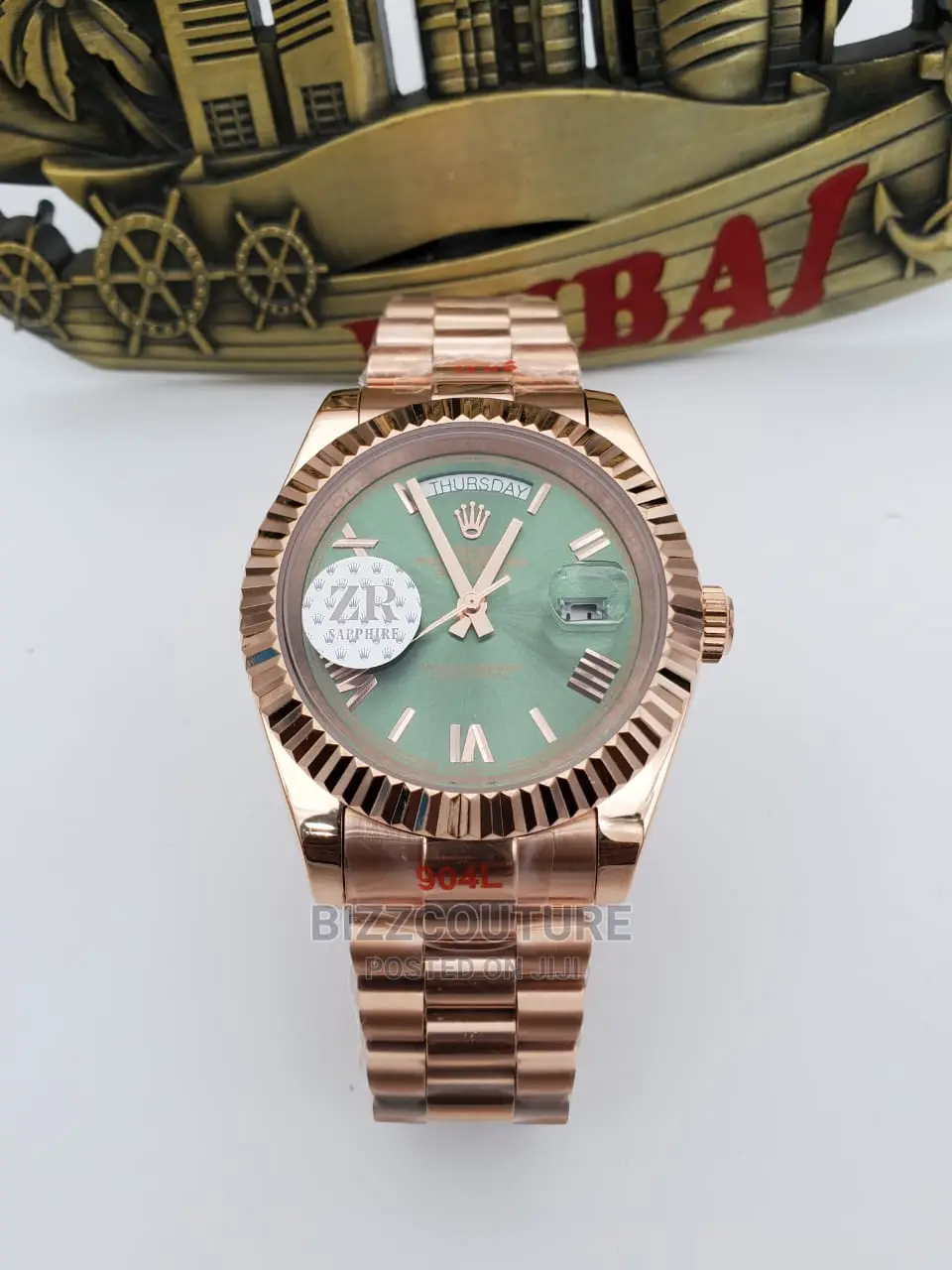 Original ROLEX DAY-DATE Gold Steel Chain Available in Store