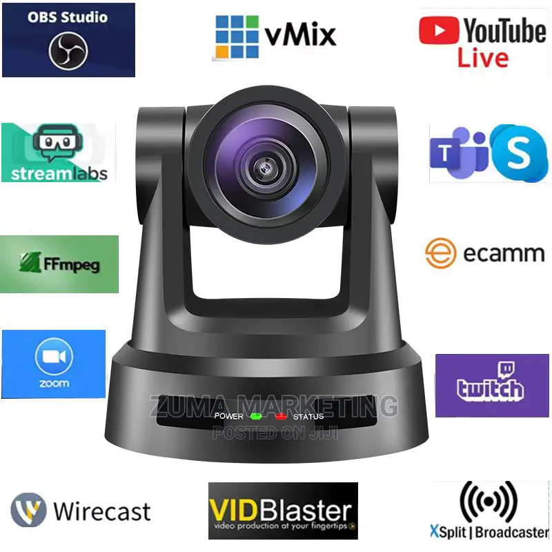 Ai Auto Tracking Ndi 30X 20X 12X PTZ Camera