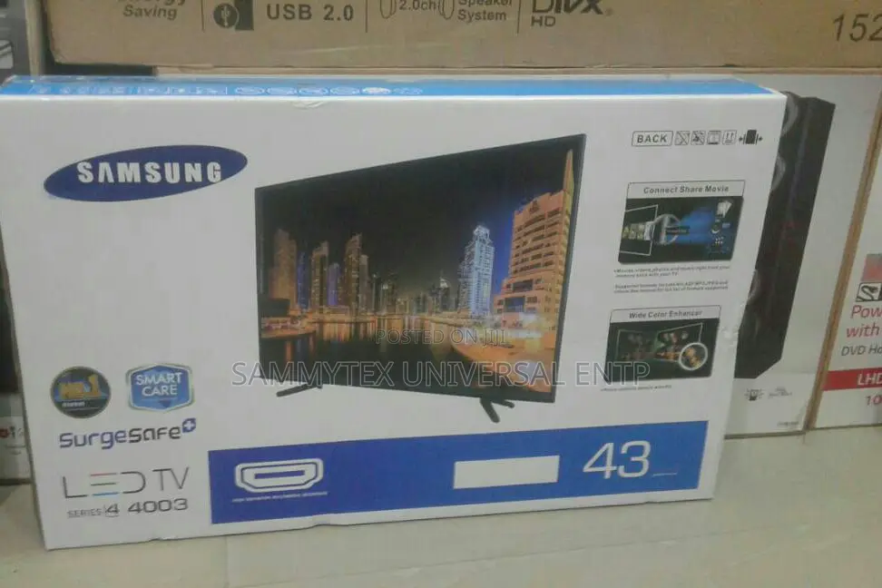 Samsung Led 4 Series TV 43 Inches Wit 1 Year Warranty