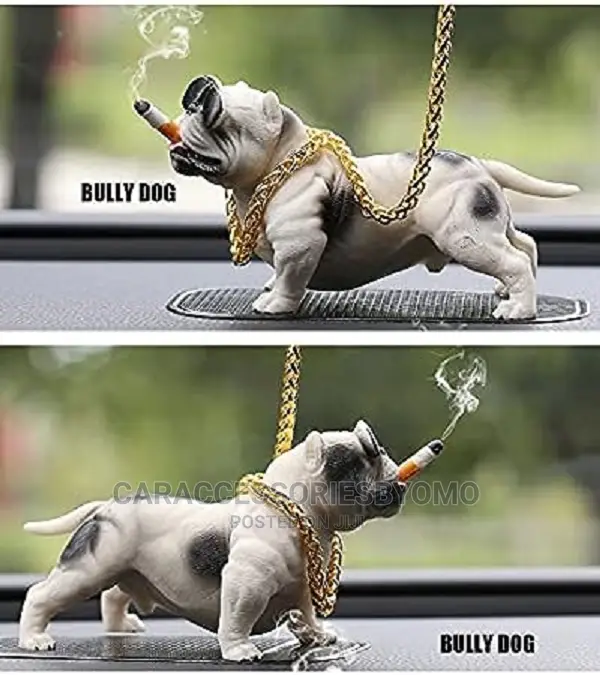 Bully Pitbull Dog Car Interior Decoration Dashboard