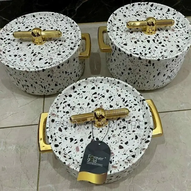 3 Pieces Forever Gold Insulated Casserole Set