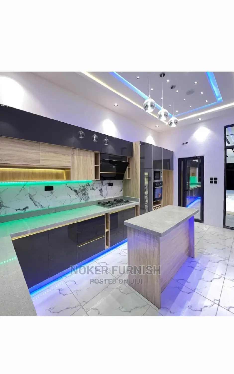 Luxury Kitchen Cabinets With Led Lights