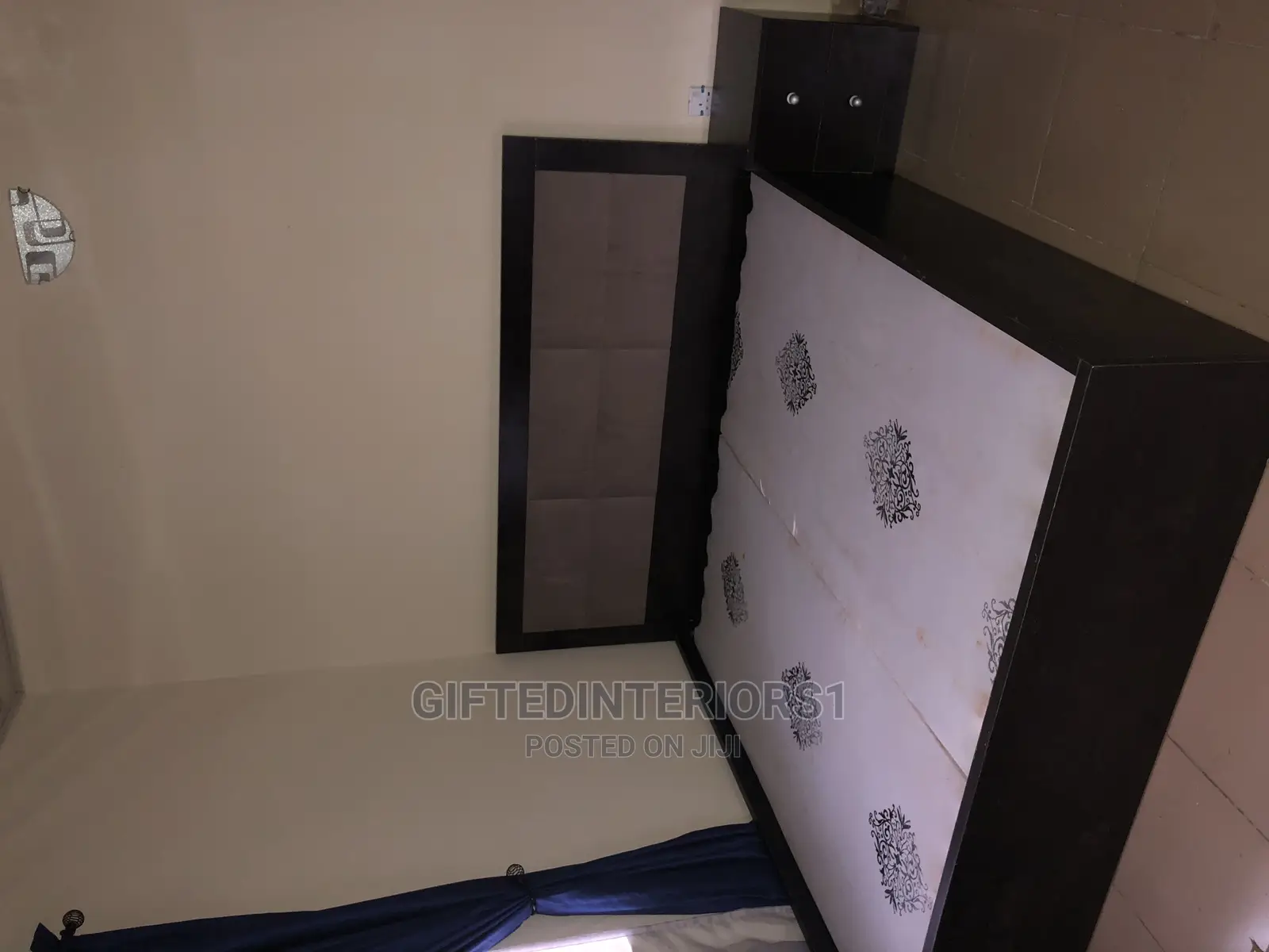 6 By 6 Bed Frame With Bedside Cupboard