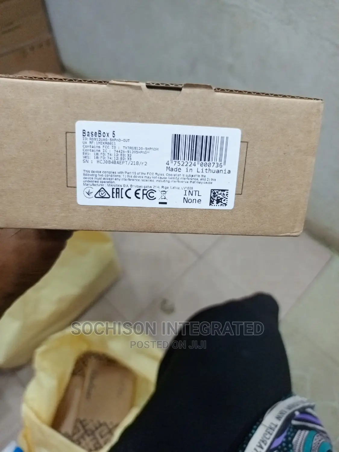 Mikrotik Basebox 5 Rb912uag-5hpnd-Out5ghz Outdoor Wireles