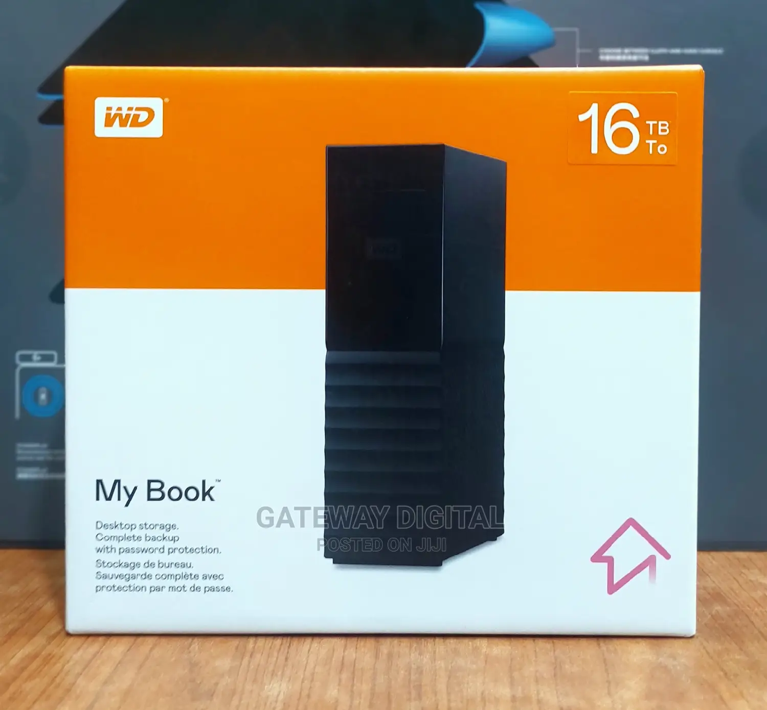WD 16TB My Book Desktop External Hard Drive, USB 3.0