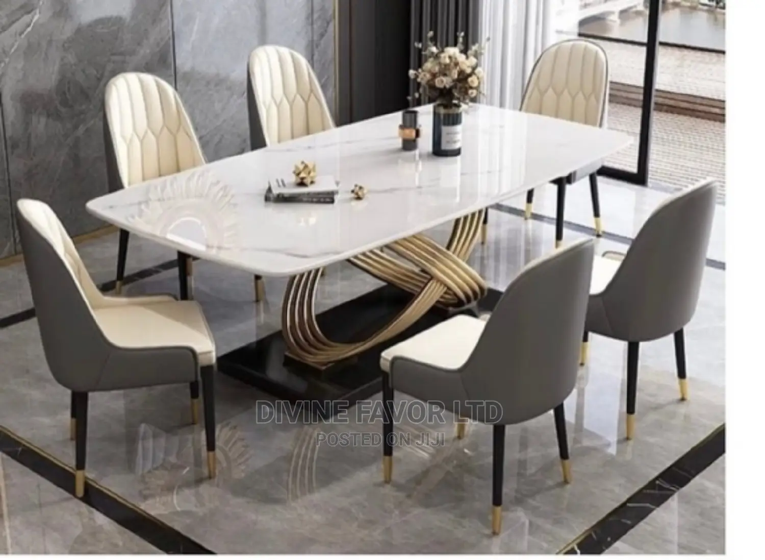 Marble Dining Set for Living Room
