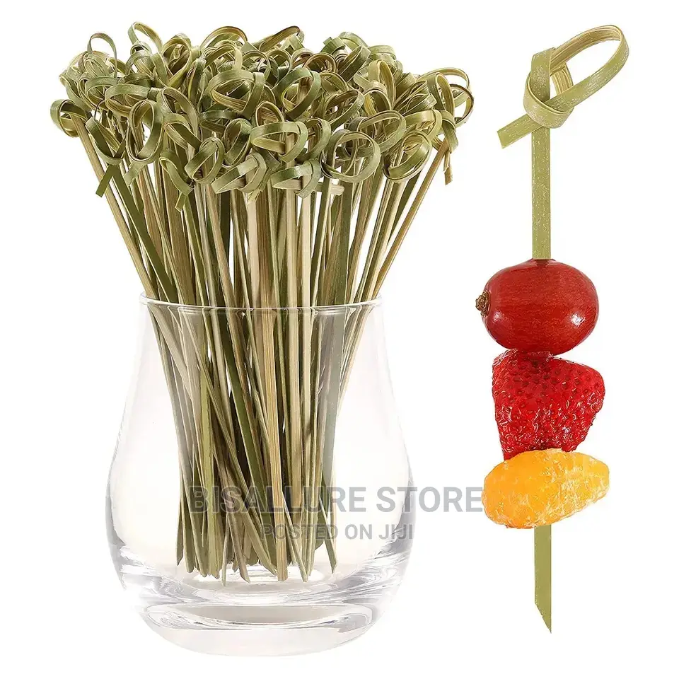 Disposable Tie Knot Bamboo Skewer -100pieces