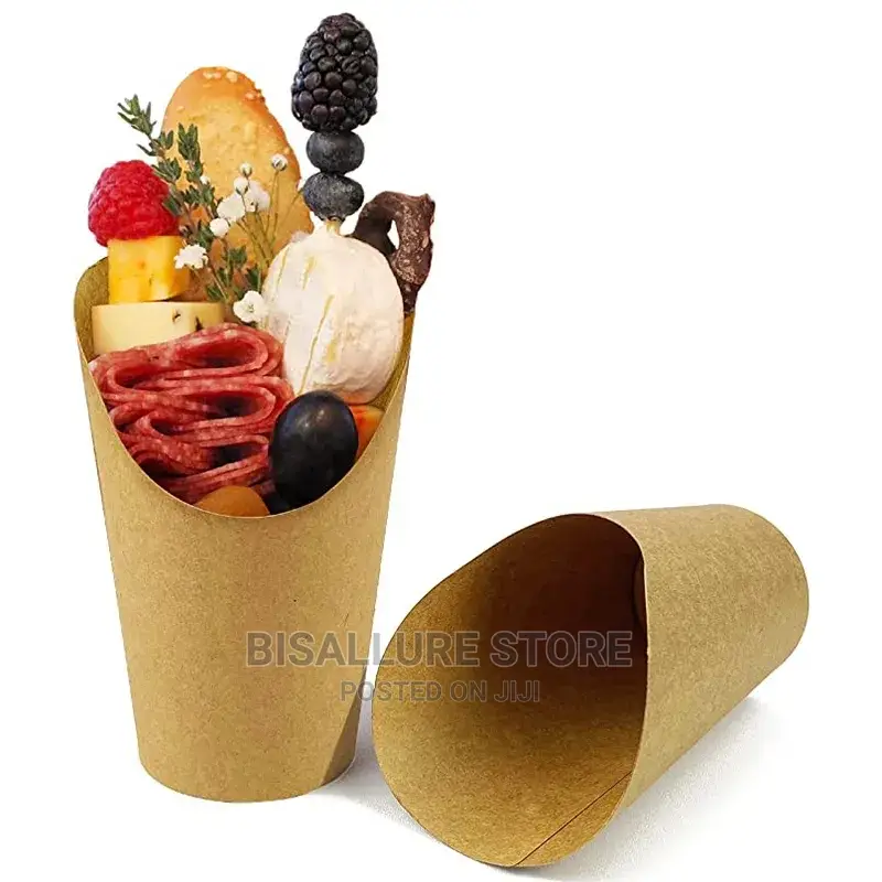 French Fry And Desert Paper Cup- 50 Pieces