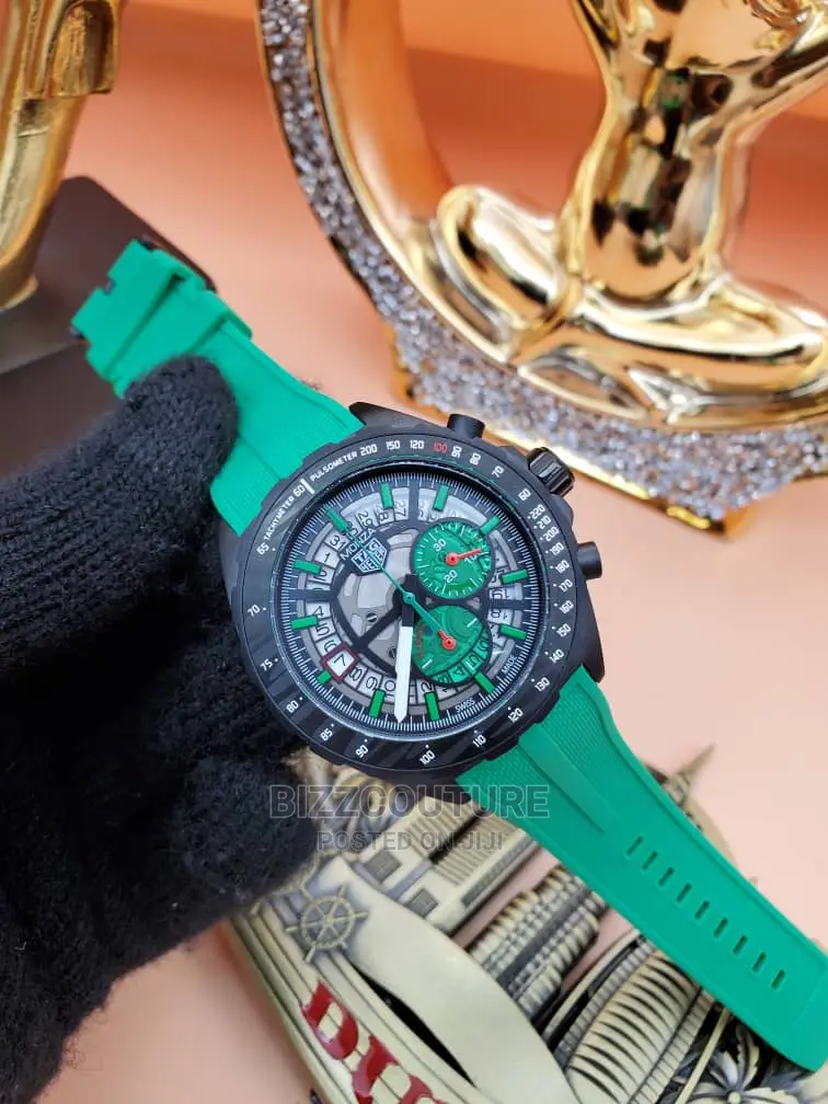 Original TAG HEUER MONZA Rubber Strap Available in Store