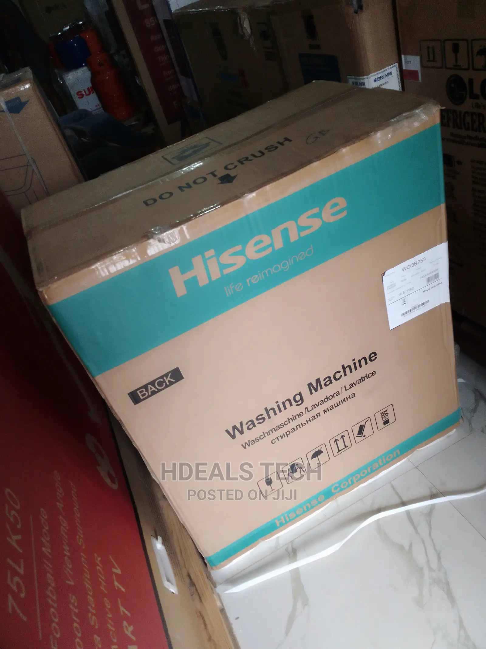 Brand New Hisense 7.5kg Top Loader Washing Machine
