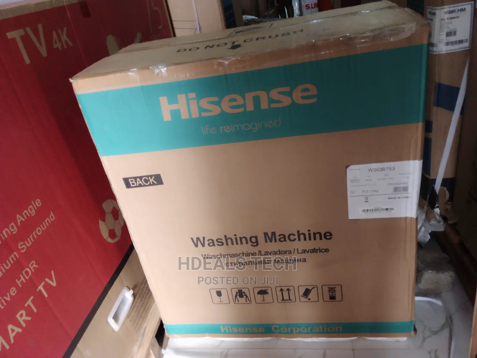Brand New Hisense 7.5kg Top Loader Washing Machine