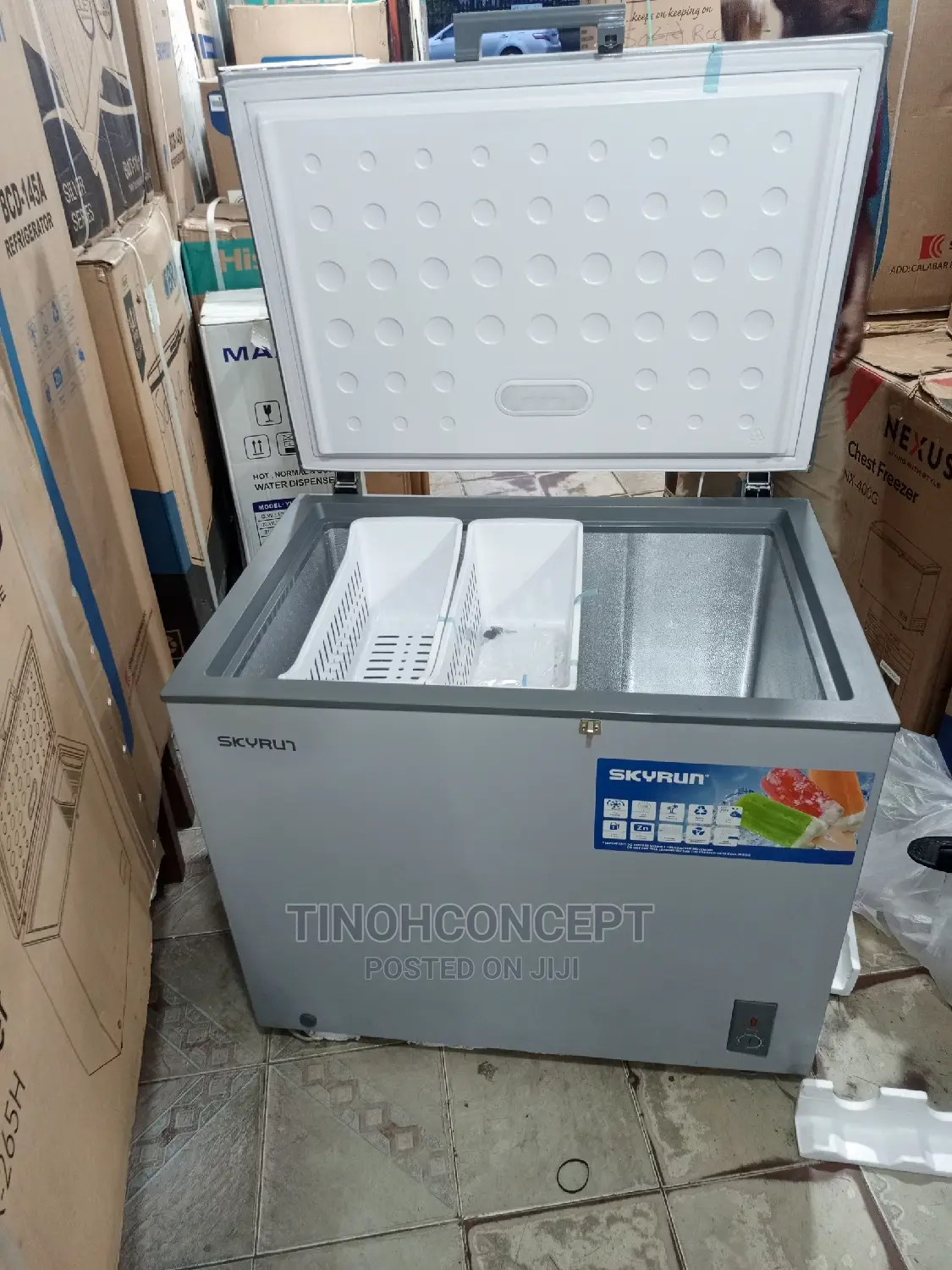 Skyrun Chest Freezer BD -260a 4ft