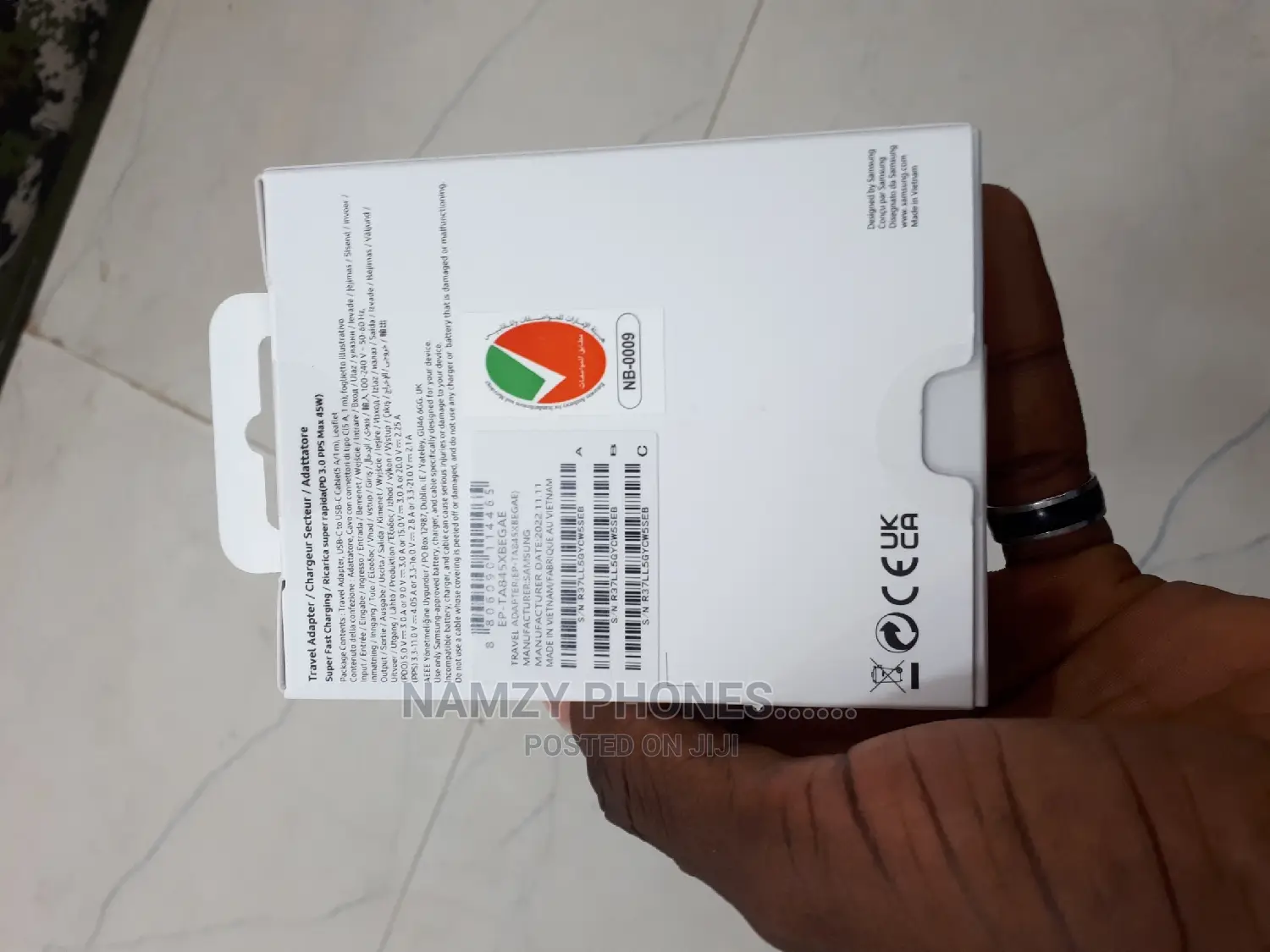 Samsung 45w Pd Type C to Type C Charger