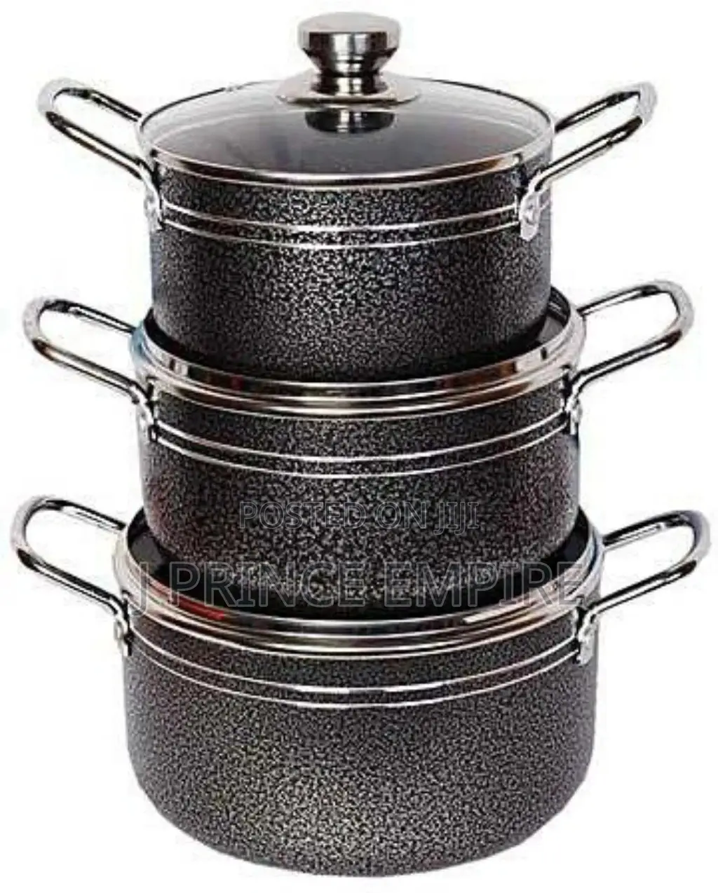 Strong Quality 3 Set of Non Stick Pot