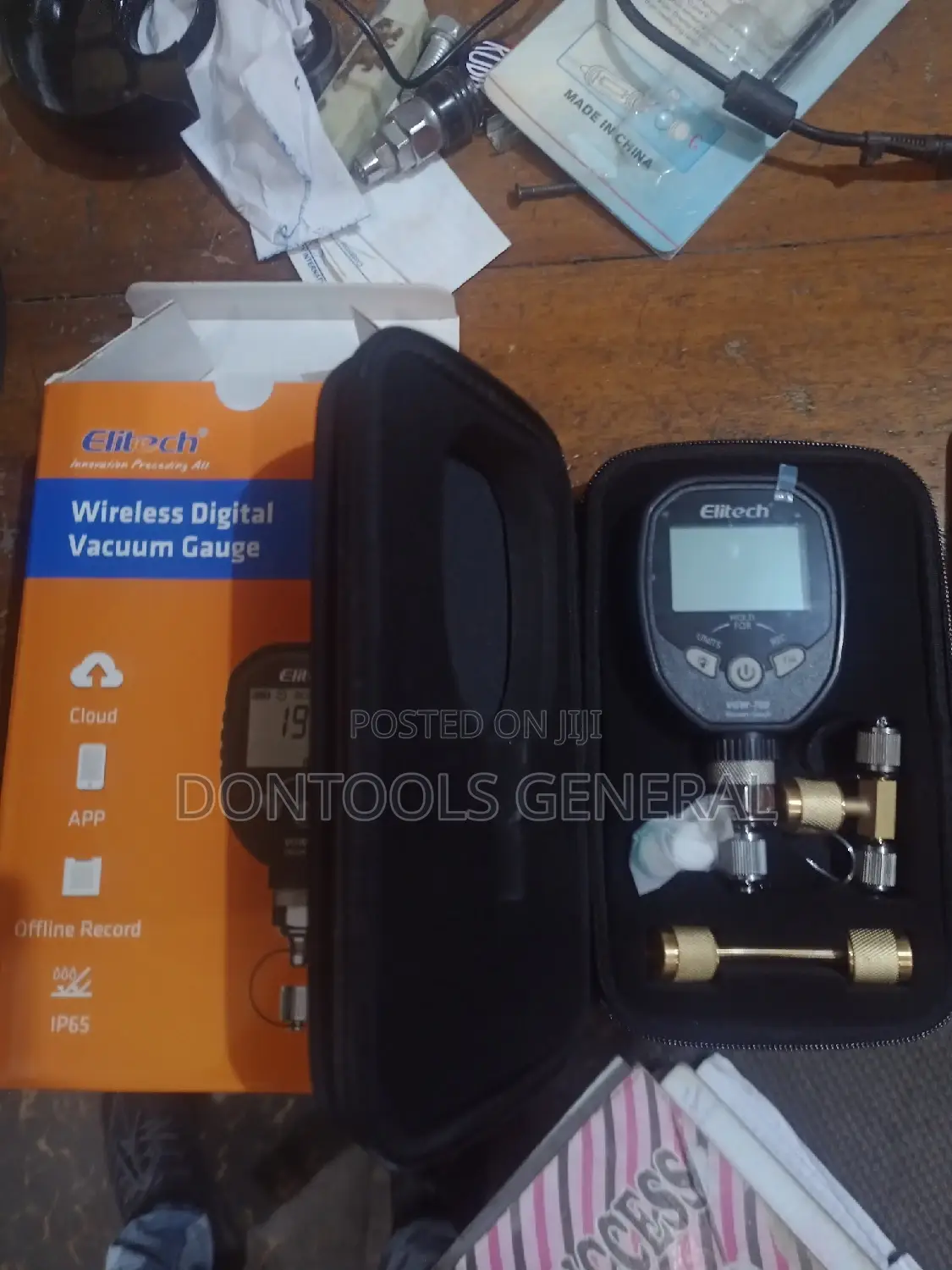 Wireless Digital Vacuum Gauge HVAC Micron Gauge 0-19000