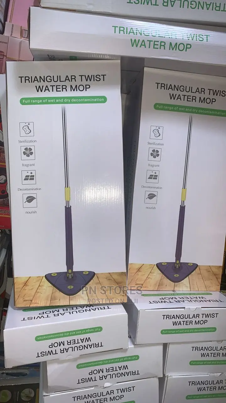 Triangular Twist Water Mop Self Squeeze
