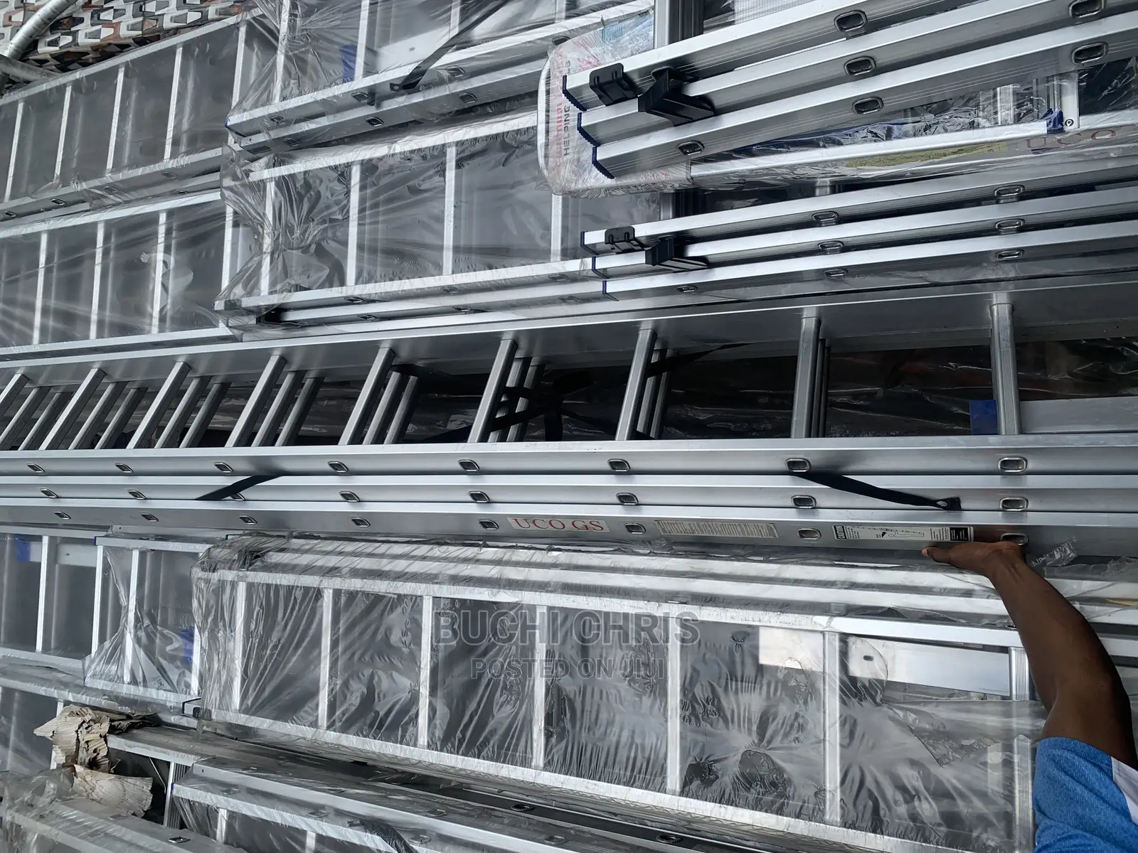 Aluminum Ladder and Fiber Ladder