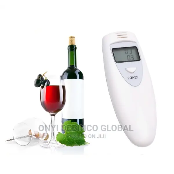 Portable Digital Alcohol Breathalyzer Tester LCD Display Inhaler