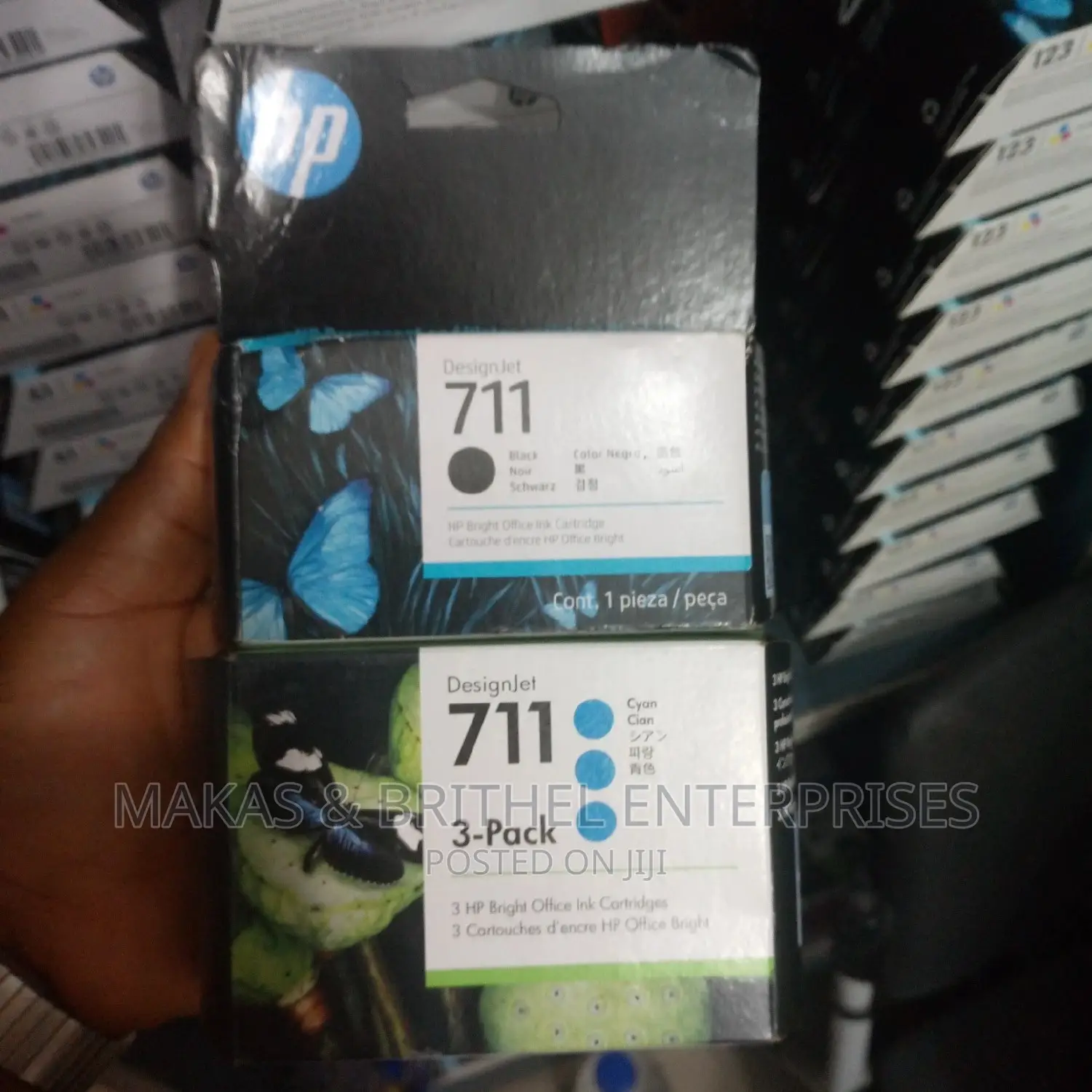 Genuine Black Color 711 HP Ink Cartridge