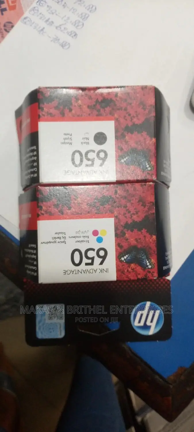 Genuine 650 Hp Ink Cartridge