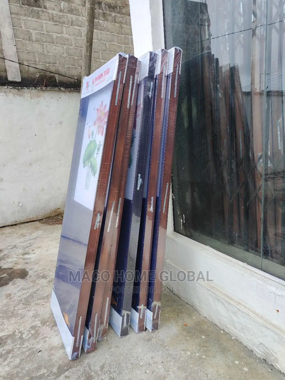 Toilet Half Glass Allumunon Door