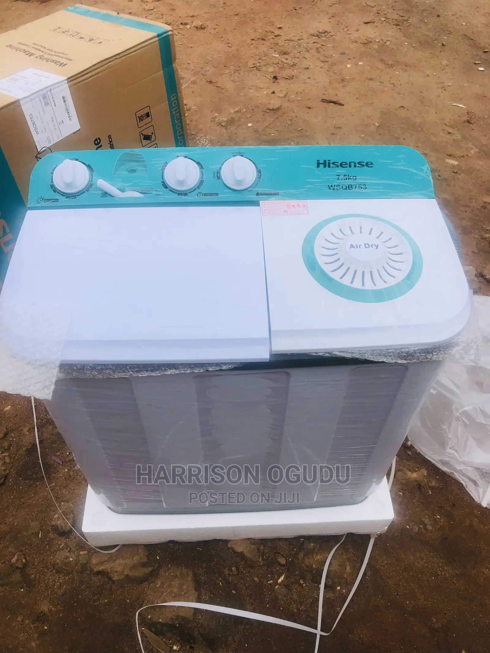 Standard Hisense 7.5kg Washing Machine Available
