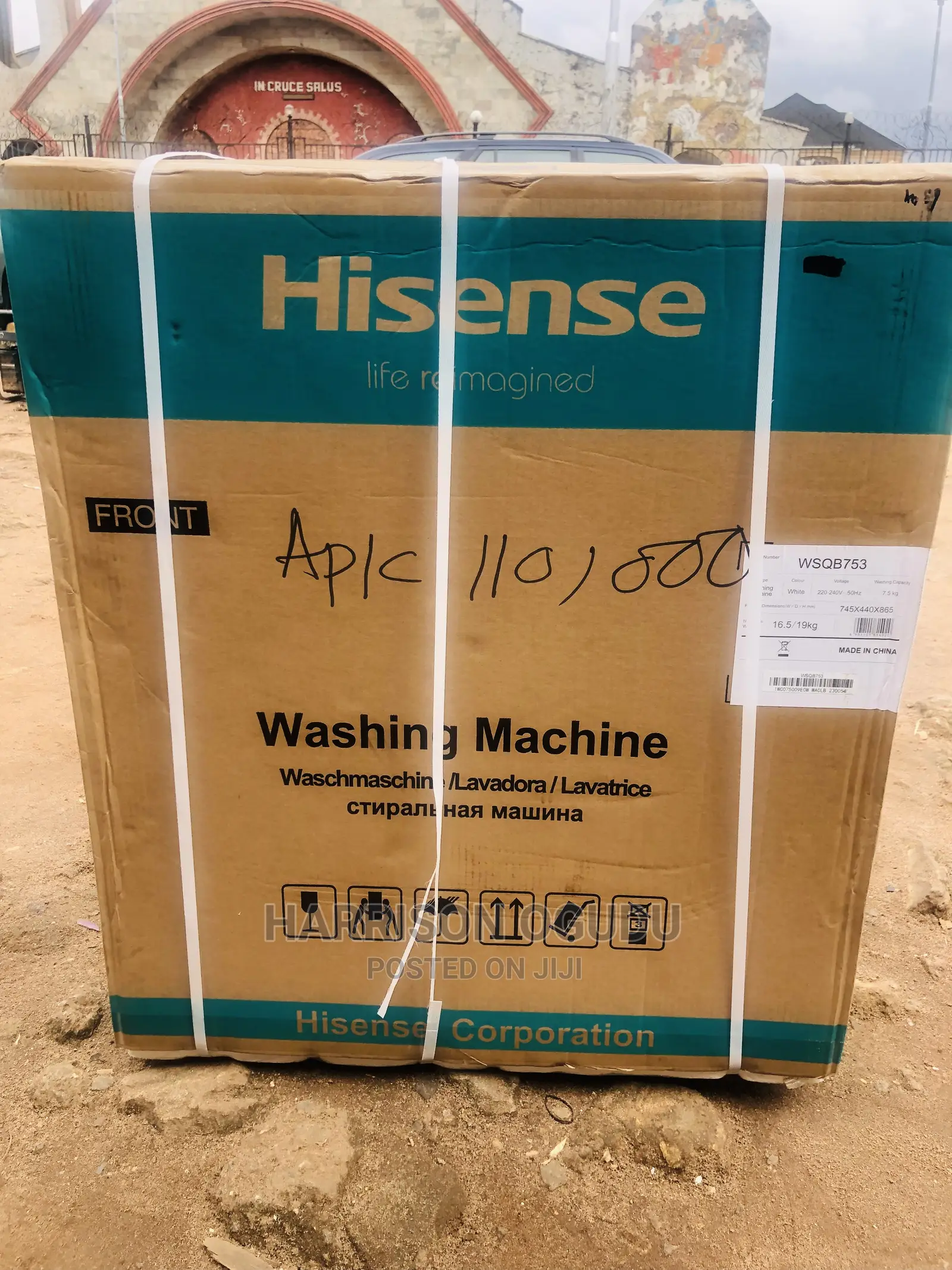Standard Hisense 7.5kg Washing Machine Available